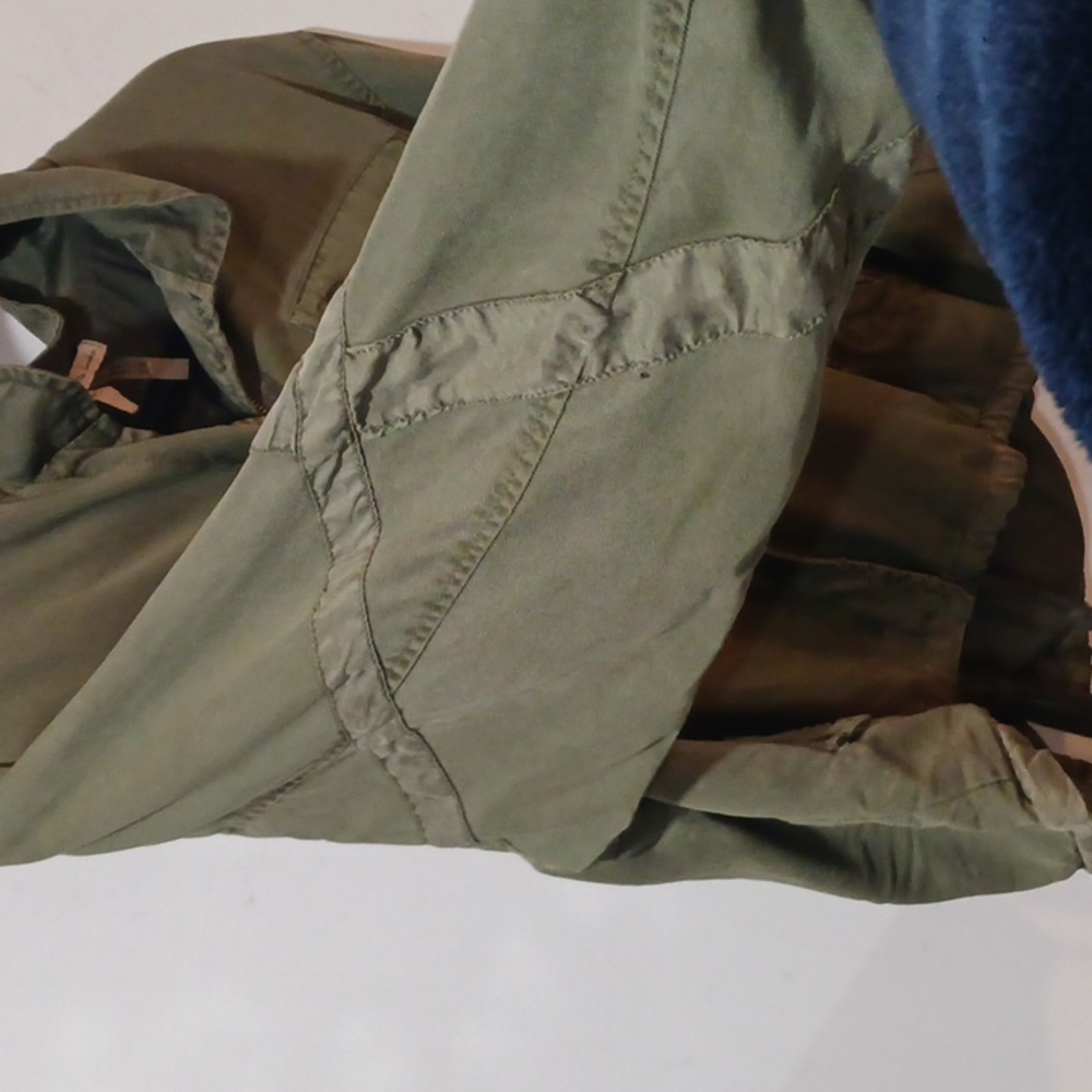 Young Fabulous and Broke Army Green Bomber Jacket sz S - Picture 7 of 14